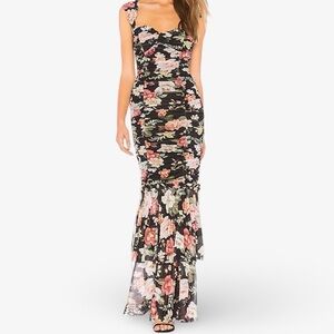 MAJORELLE Mikaela Maxi Dress in Karolina Black